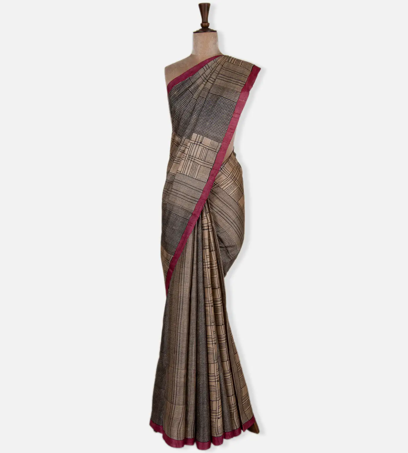 beige-tussar-saree-c1179941-b