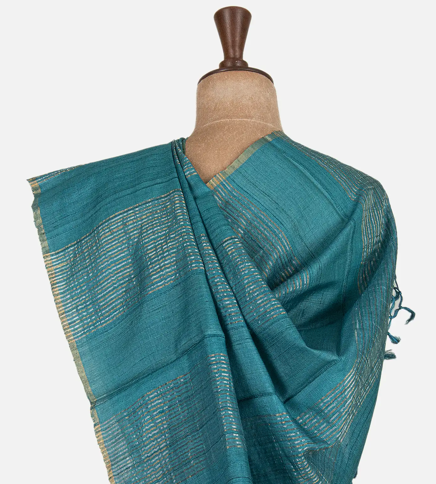 deep-teal-tussar-saree-d0187904-c