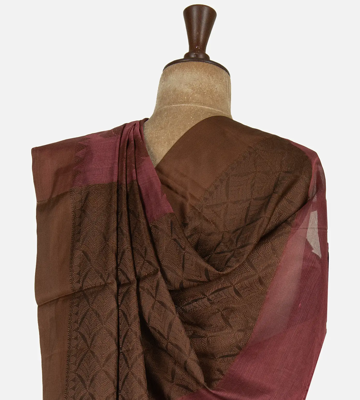 maroon-cotton-saree-c0971393-c