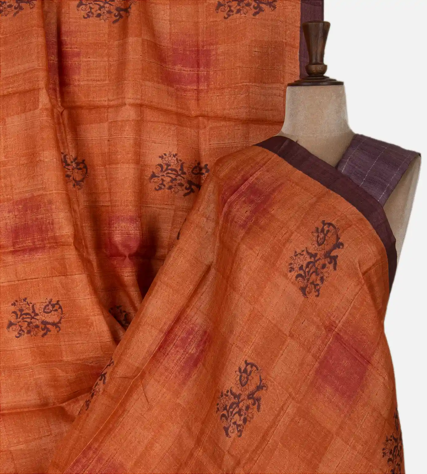 peach-tussar-saree-c0965516-a