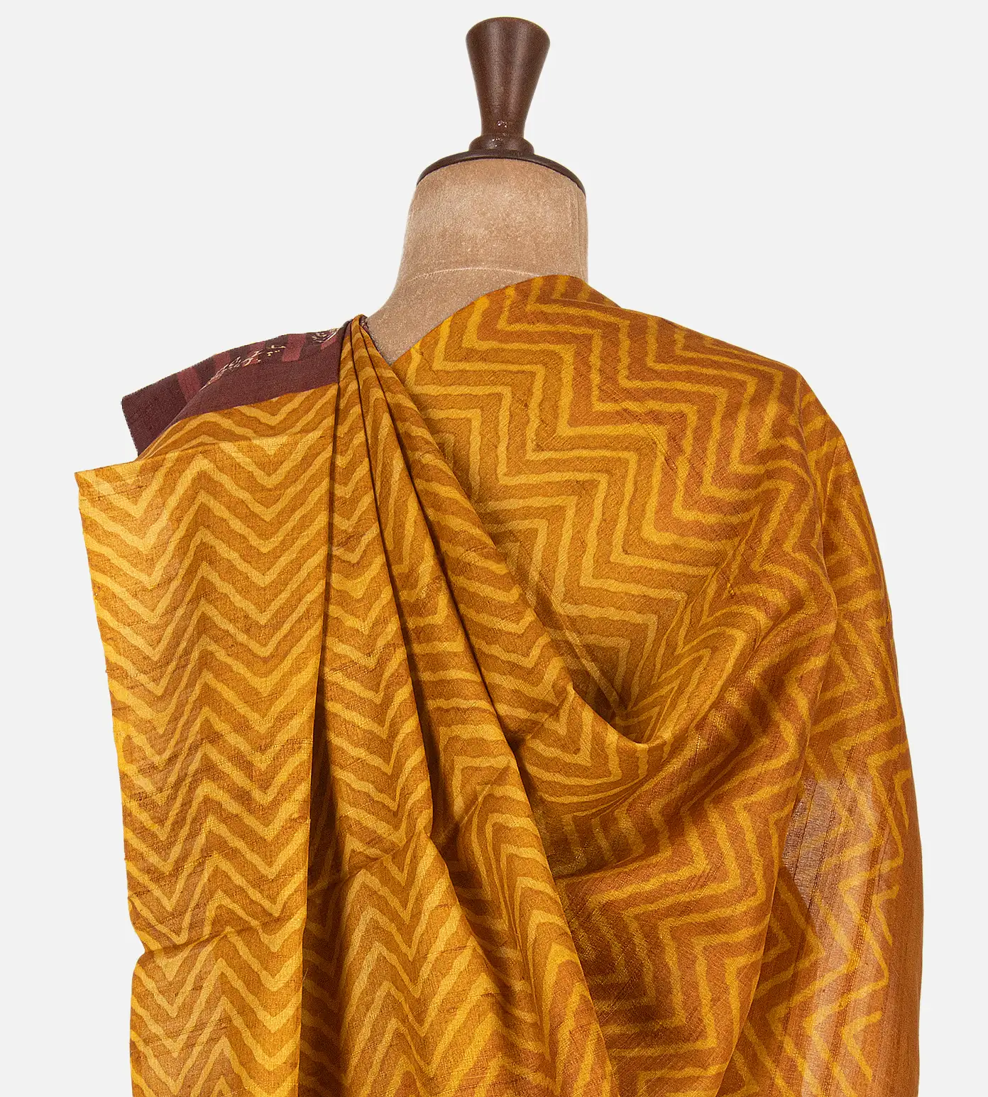 maroon-tussar-saree-c0965520-c