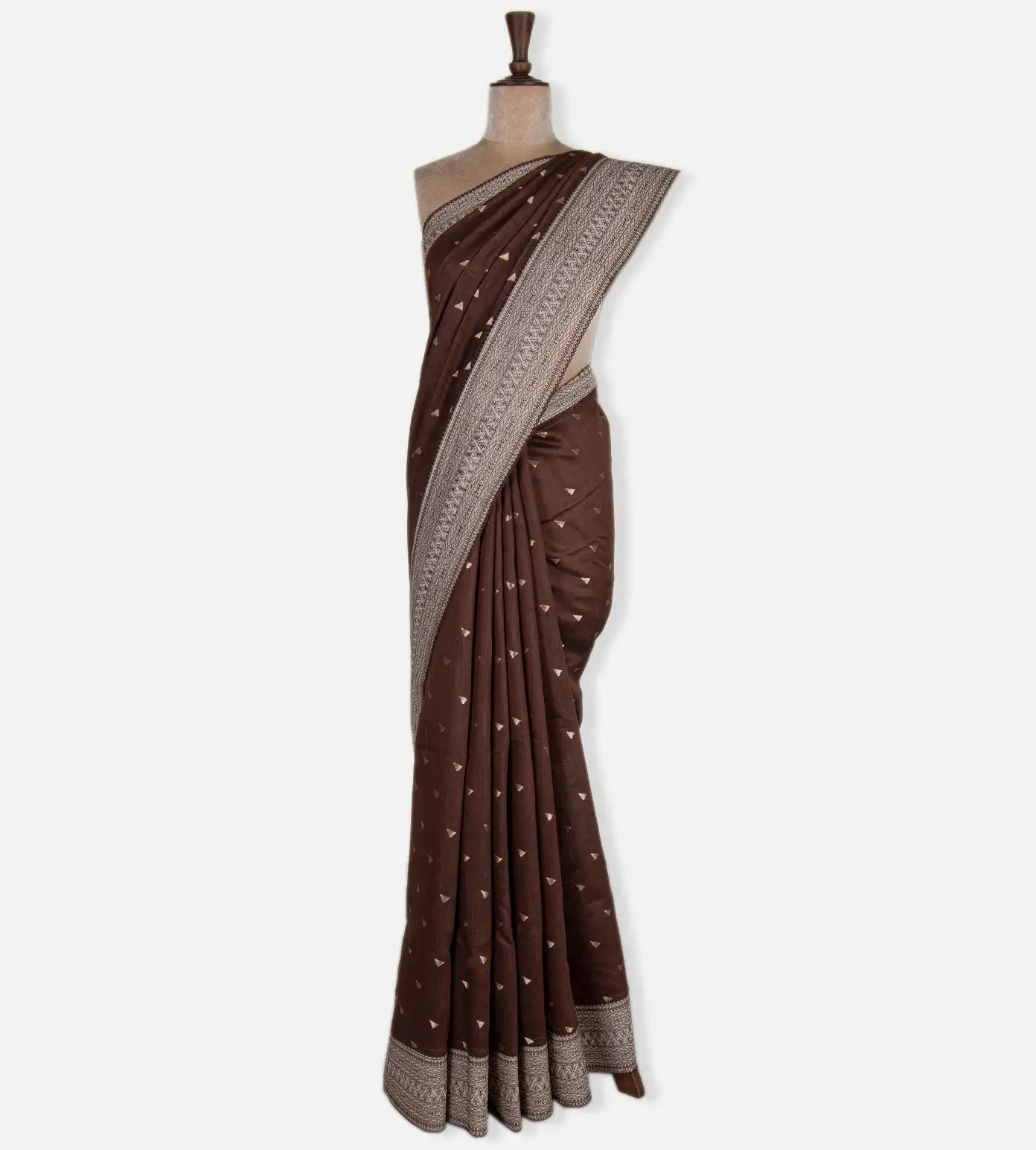 brown-tussar-saree-d0499930-b