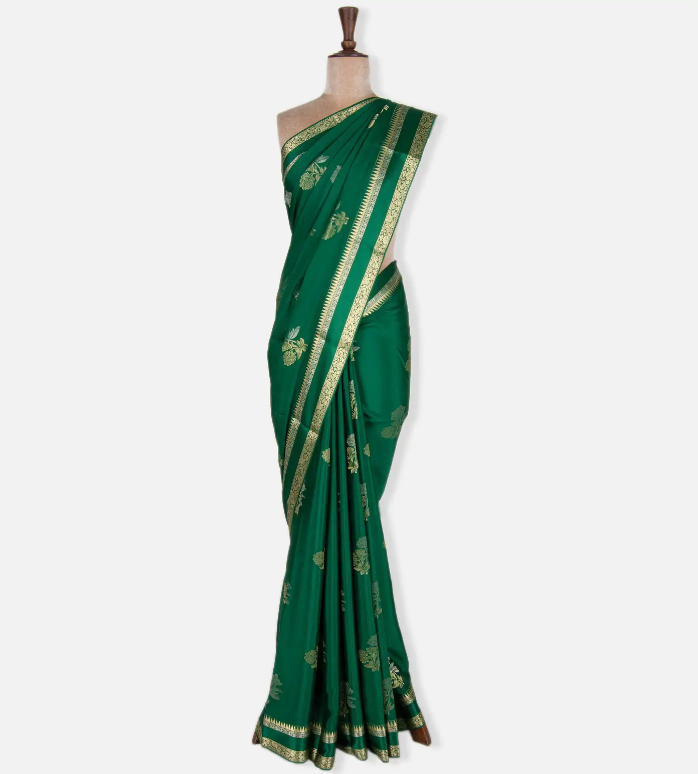 green-mysore-crepe-saree-d0293050-b