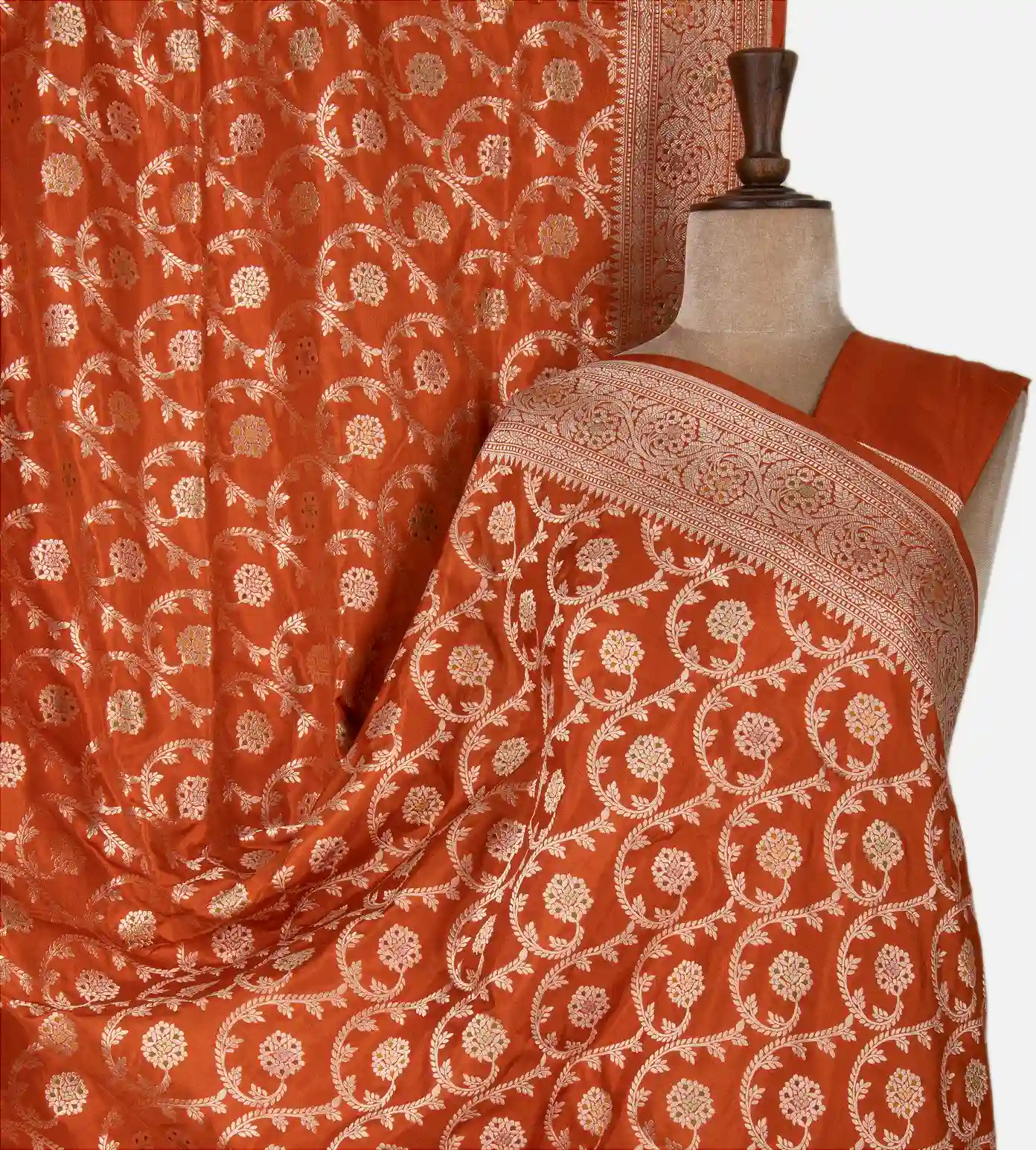 rustic-red-banarasi-silk-saree-d0398393-a