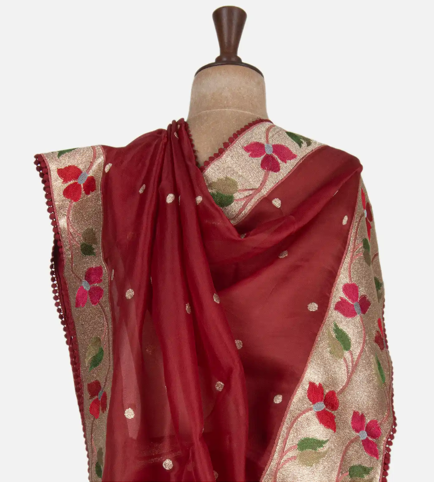 deep-red-organza-saree-c1282122-c