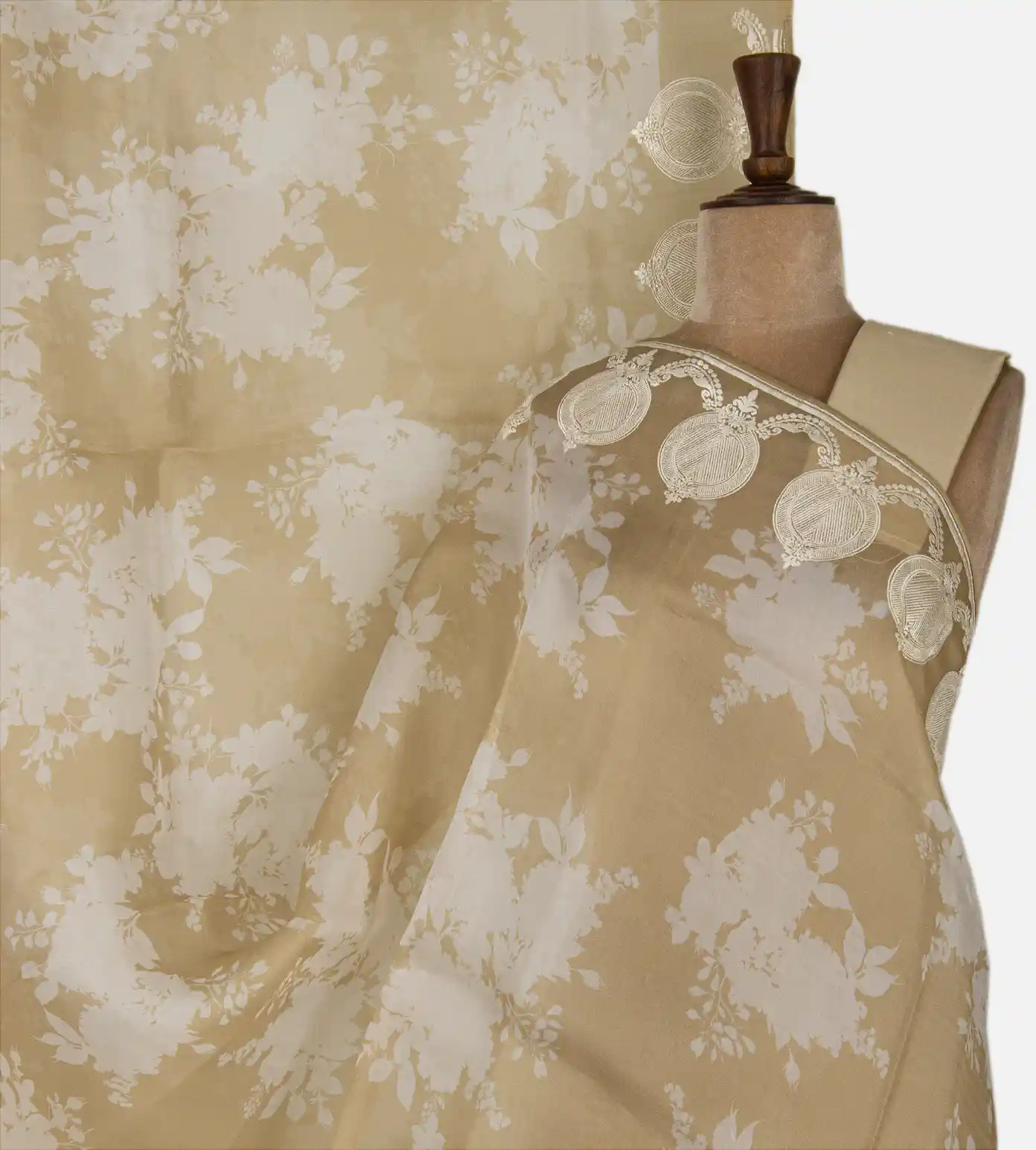 deep-creme-organza-saree-c1283519-a