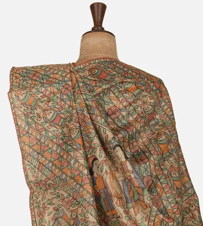 yellow-tussar-saree-d0293731-c