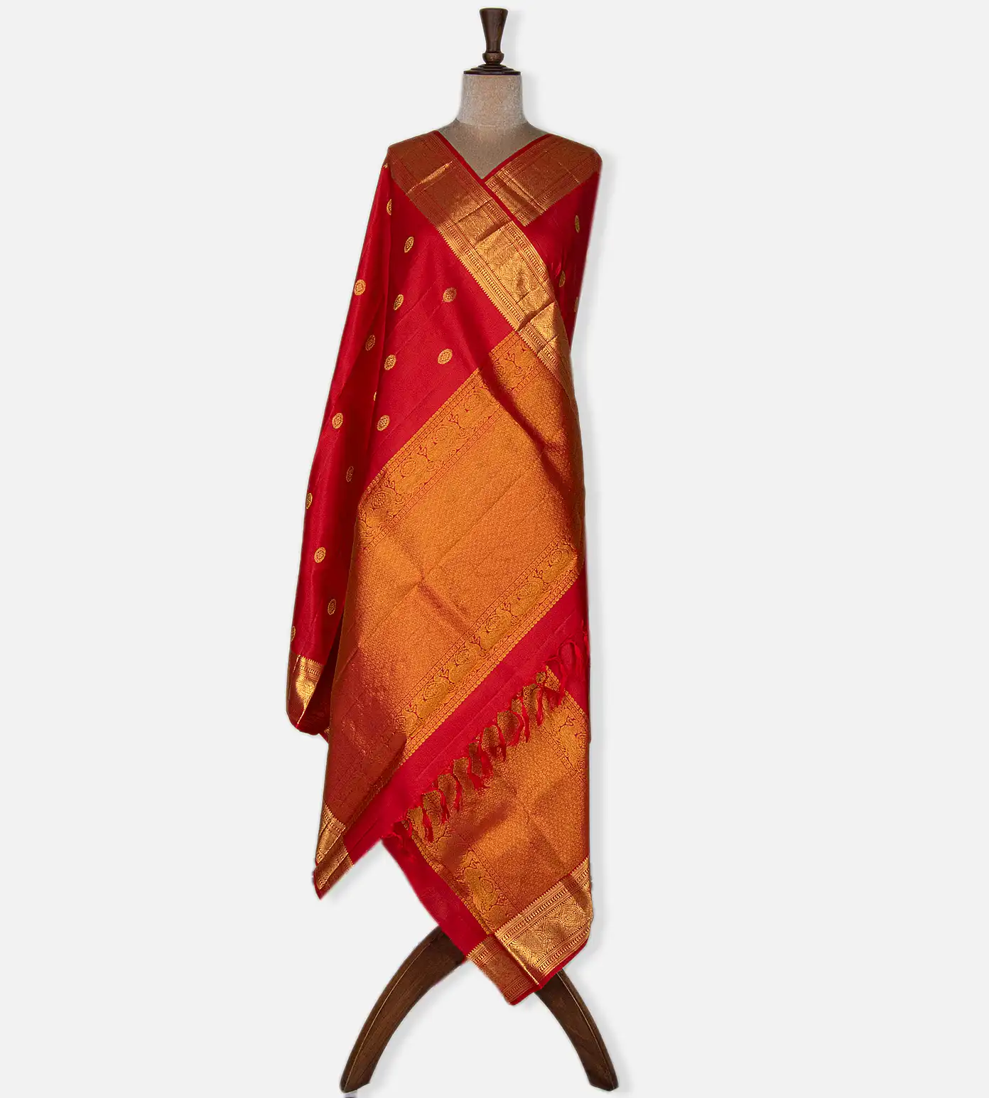 red-kanchipuram-silk-dupatta-d04101393-c
