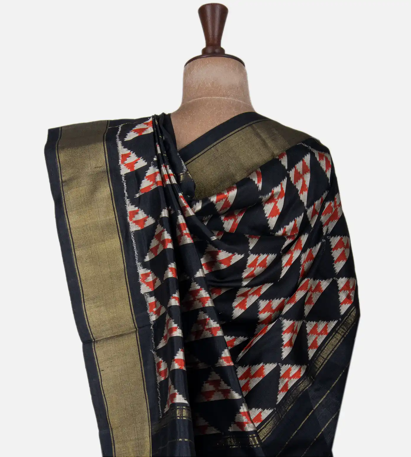 black-ikkat-silk-saree-d04102027-c