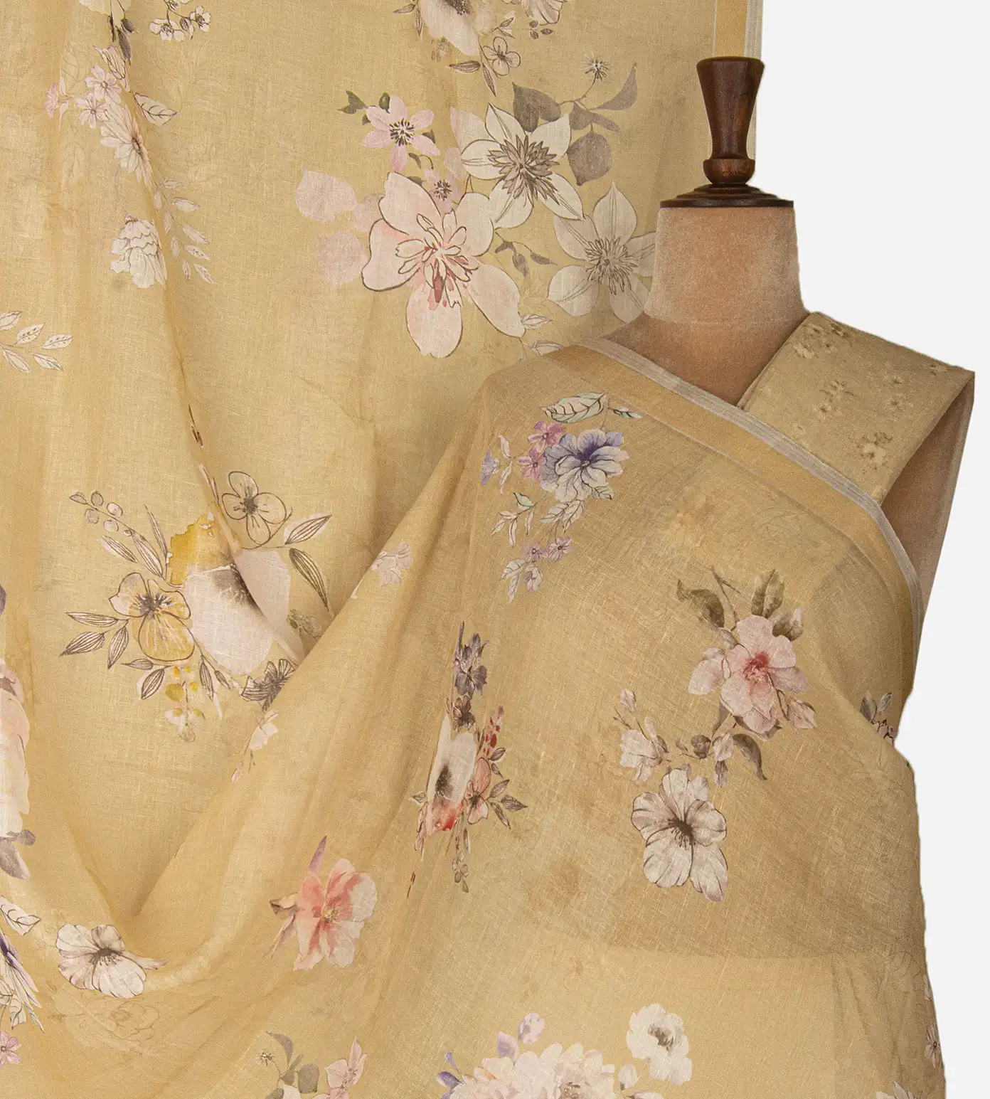 beige-linen-saree-d05104193-a