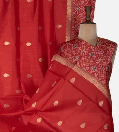red-semi-tussar-saree-d05103511-a