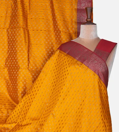 tangerine-yellow-chaniya-silk-saree-d05104877-a