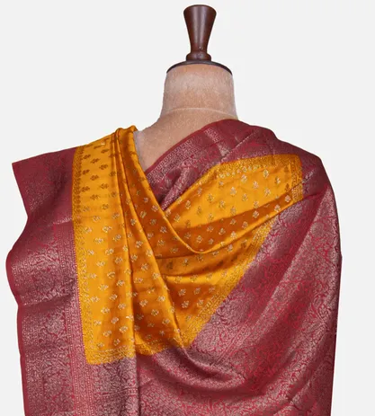 tangerine-yellow-chaniya-silk-saree-d05104877-c