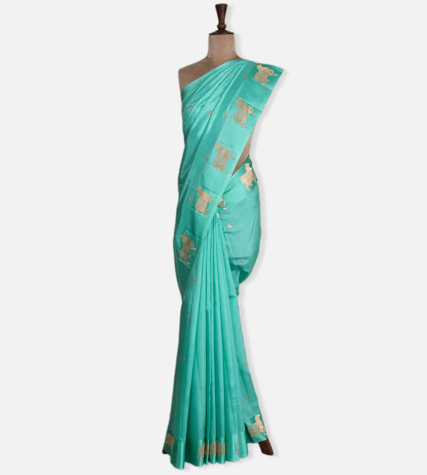 turquoise-blue-banarasi-kattan-silk-saree-d04102532-b