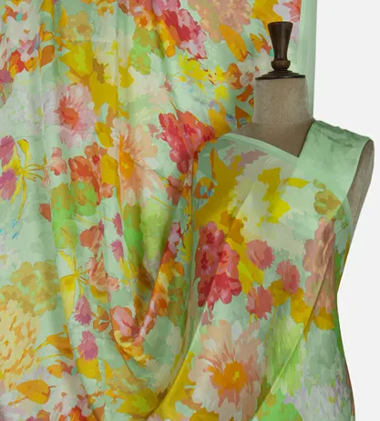 pastel-green-satin-saree-d05105619-a