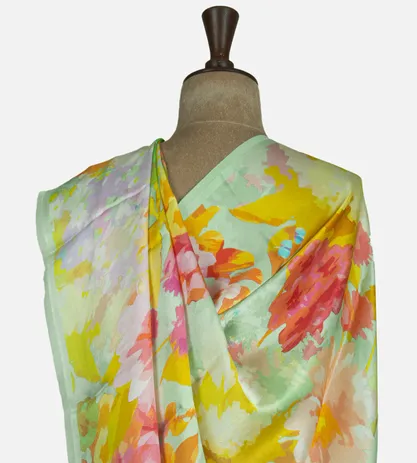 pastel-green-satin-saree-d05105619-c