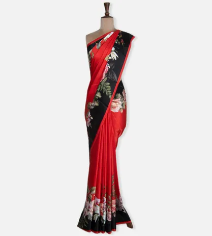 red-satin-saree-d05105637-b