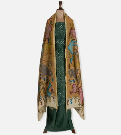 green-tussar-bandhani-salwar-d05103790-c