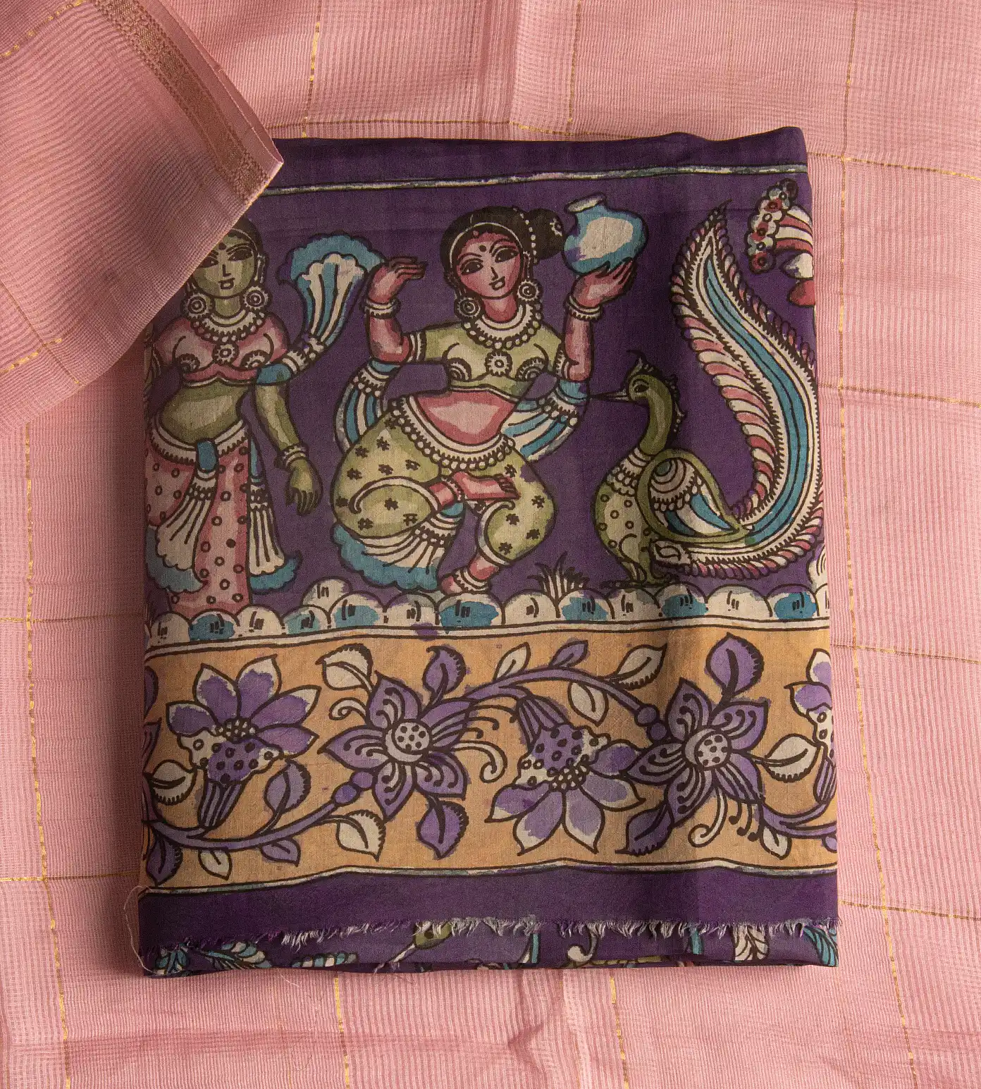 purple-tussar-kalamkari-salwar-d05104381-a