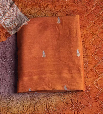 orange-tussar-salwar-d05103377-a