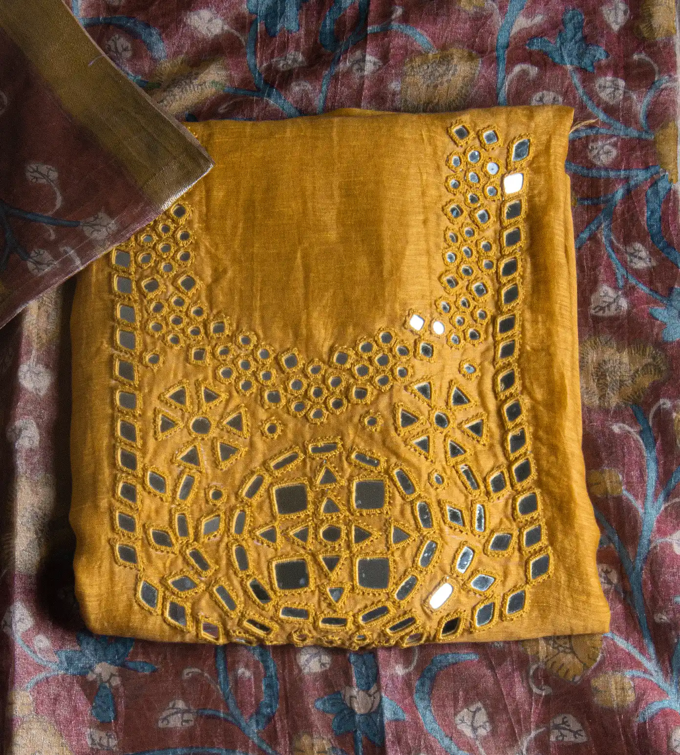 yellow-linen-salwar-d0396882-a