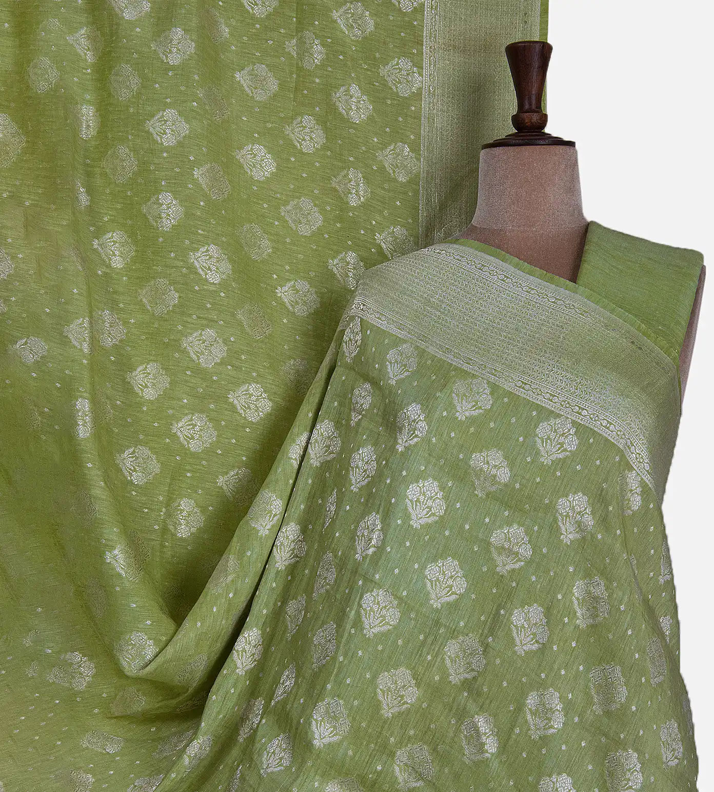 light-green-linen-georgette-saree-d0293984-a