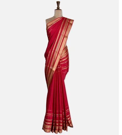 red-mysore-silk-saree-d04102495-b