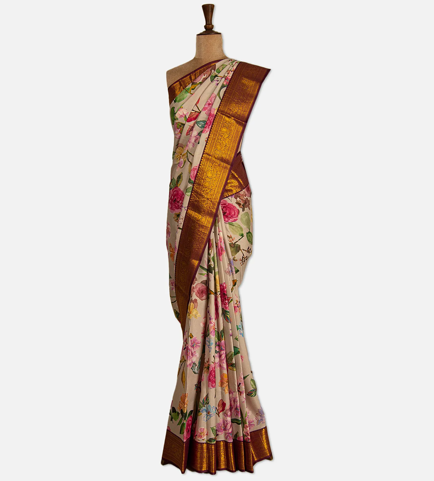 light-beige-kanchipuram-silk-saree-b1046902-b