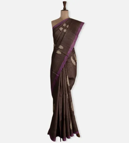 deep-brown-tussar-saree-c0965632-b