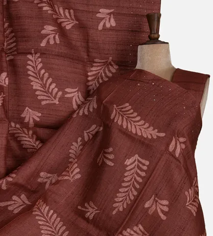 maroon-tussar-saree-b0943162-a