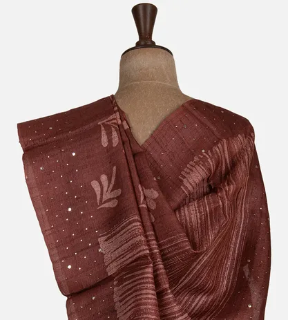 maroon-tussar-saree-b0943162-c