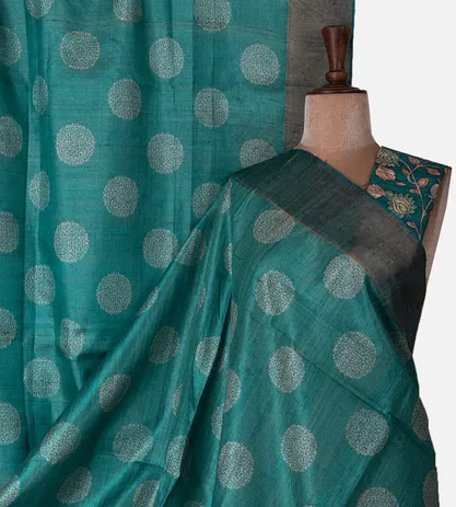 blue-tussar-saree-d05107684-a