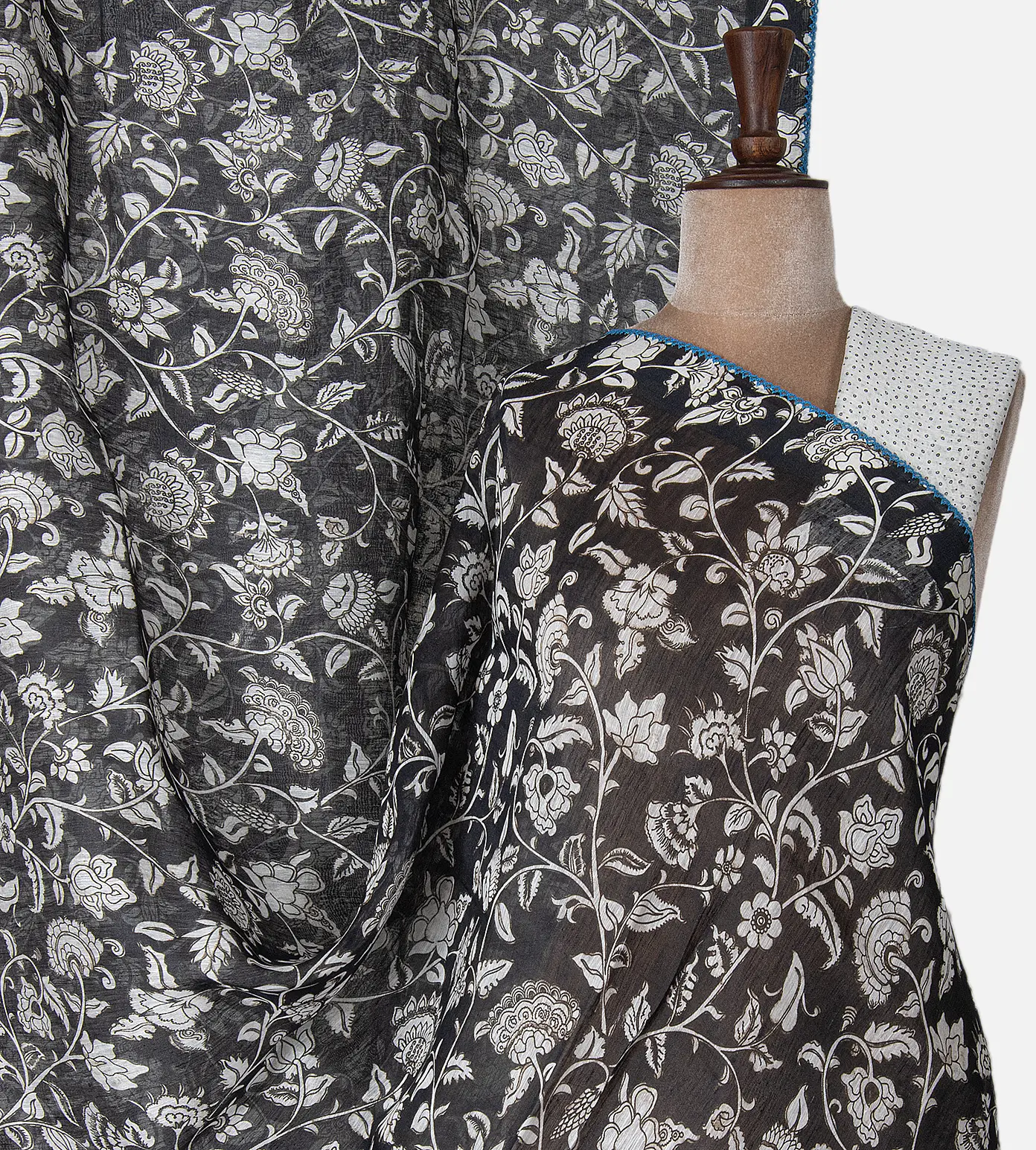 black-linen-printed-saree-d0294505-a