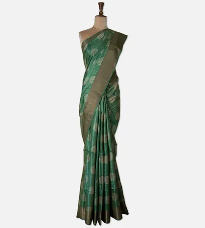 green-tussar-saree-d05107687-b