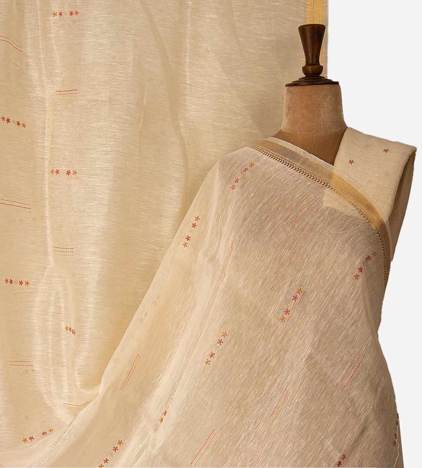 light-beige-linen-saree-d05105557-a