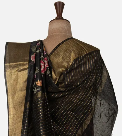 black-linen-saree-d05105518-c