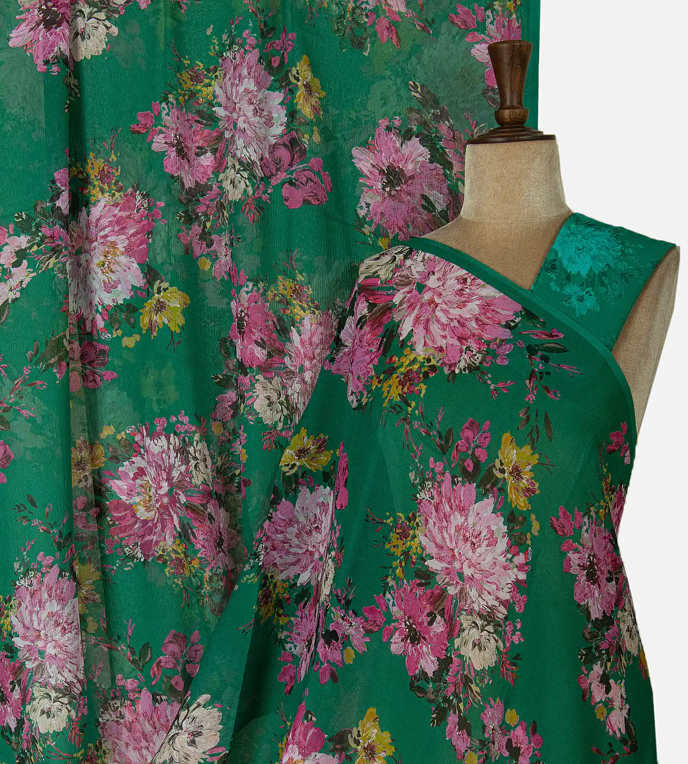 green-chiffon-saree-d05105669-a
