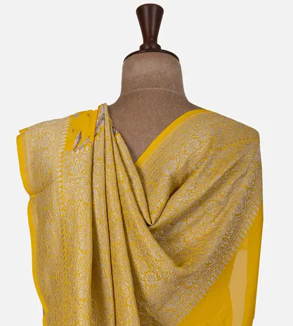 yellow-banarasi-georgette-saree-d05106791-c