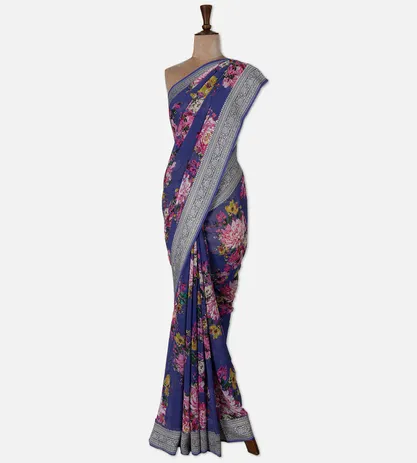 violet-banarasi-georgette-saree-d05106795-b