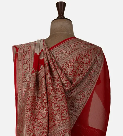 red-banarasi-georgette-saree-d05106790-c
