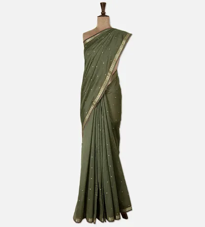 green-chanderi-cotton-saree-d05104997-b