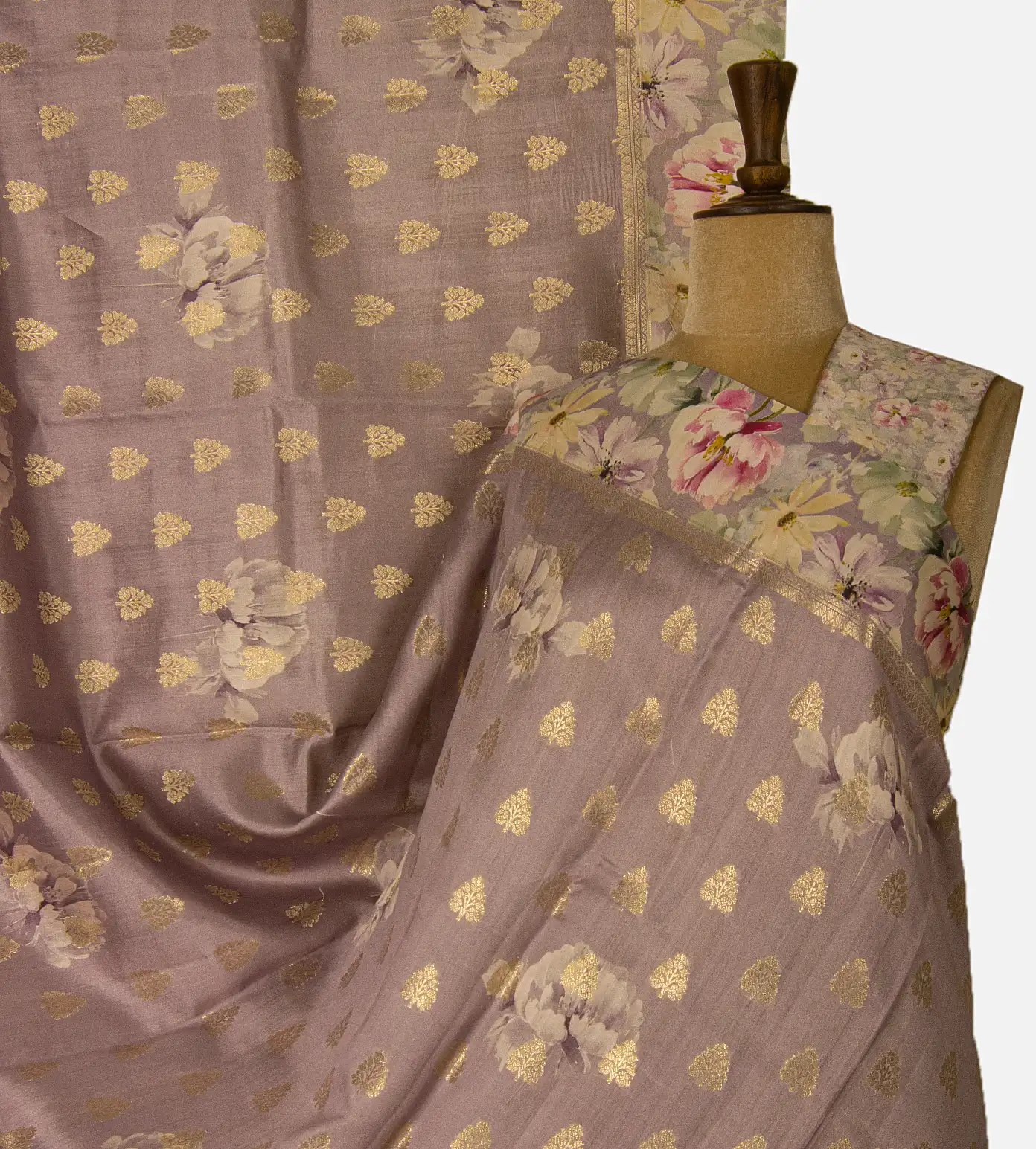 mauve-chaniya-silk-saree-d05105314-a