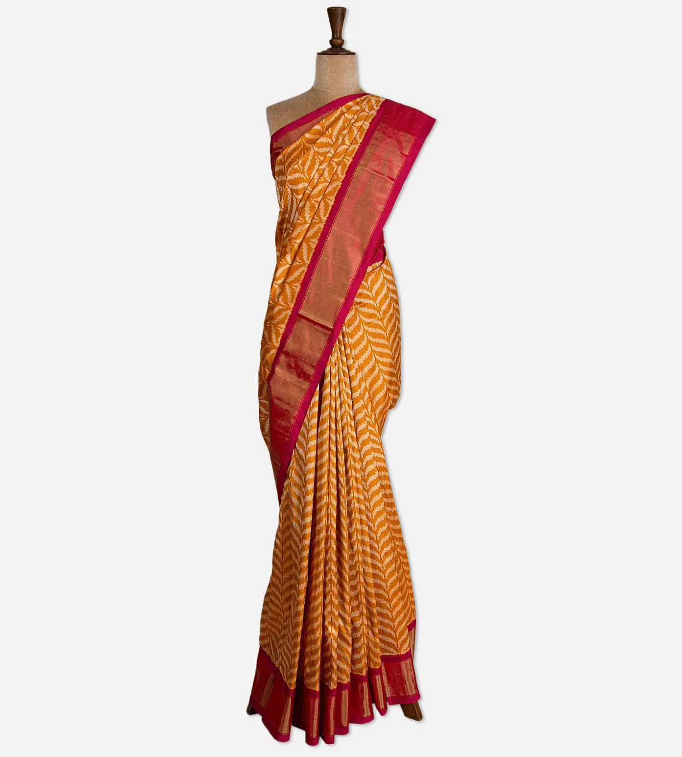 yellow-ikkat-silk-saree-d05103779-b