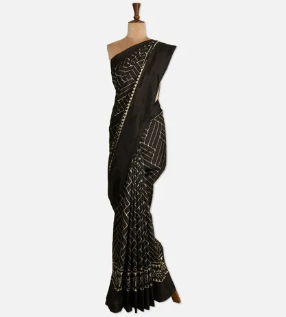 black-ikkat-silk-saree-c0971606-b