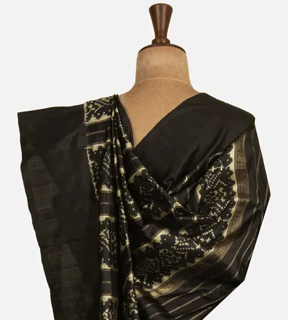 black-ikkat-silk-saree-c0971606-c