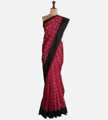 crimson-red-ikkat-silk-saree-d04102011-b