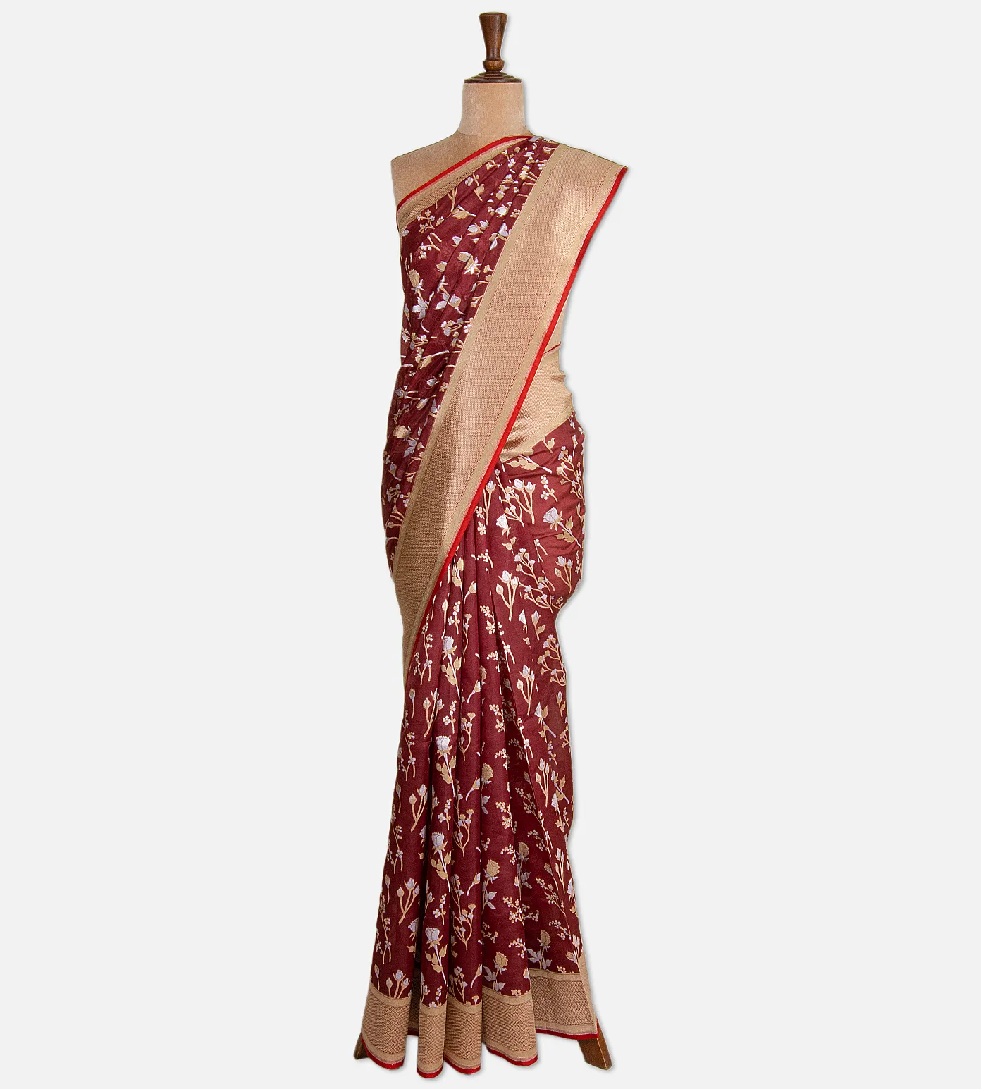 maroon-kora-silk-saree-c1180836-b