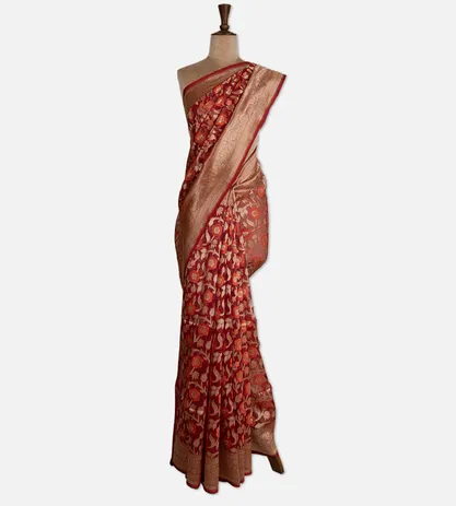 maroon-kora-silk-saree-b0841411-b