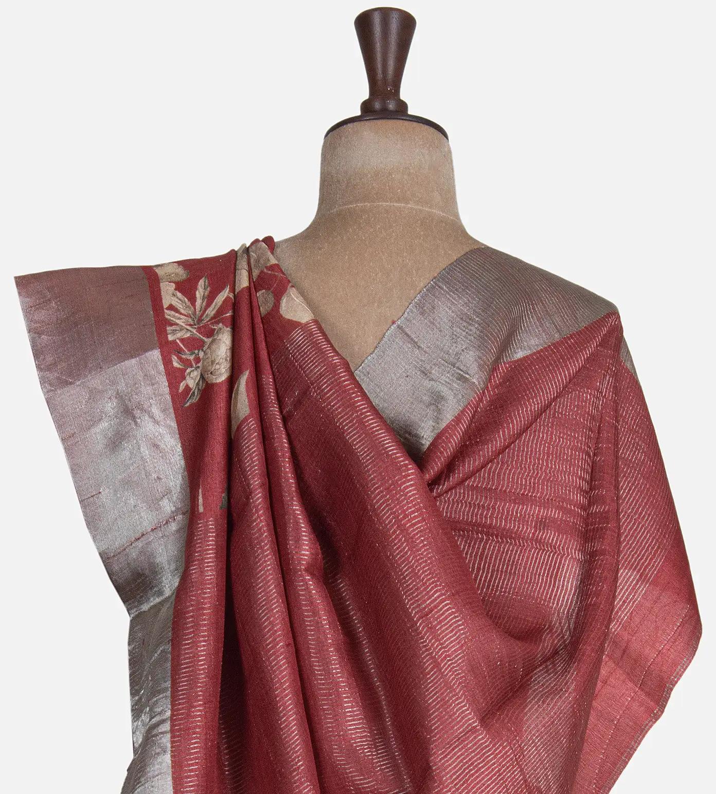 maroon-tussar-saree-c0254956-c