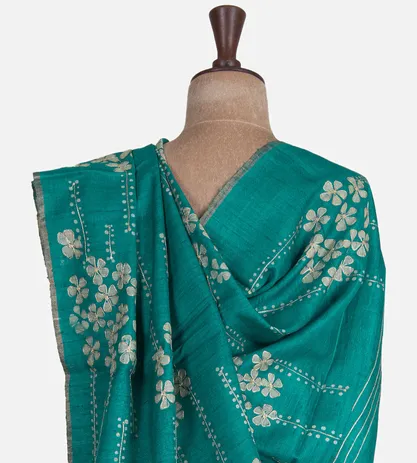deep-teal-tussar-saree-c1179978-c